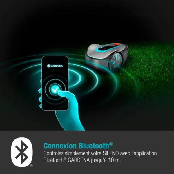 Tondeuse robot connectée Bluetooth® GARDENA SILENO Minimo 500 (15202-26 )- 500m² – Image 4