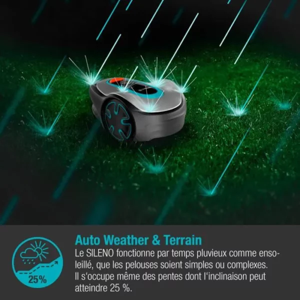 Tondeuse robot connectée Bluetooth® GARDENA SILENO Minimo 500 (15202-26 )- 500m² – Image 7